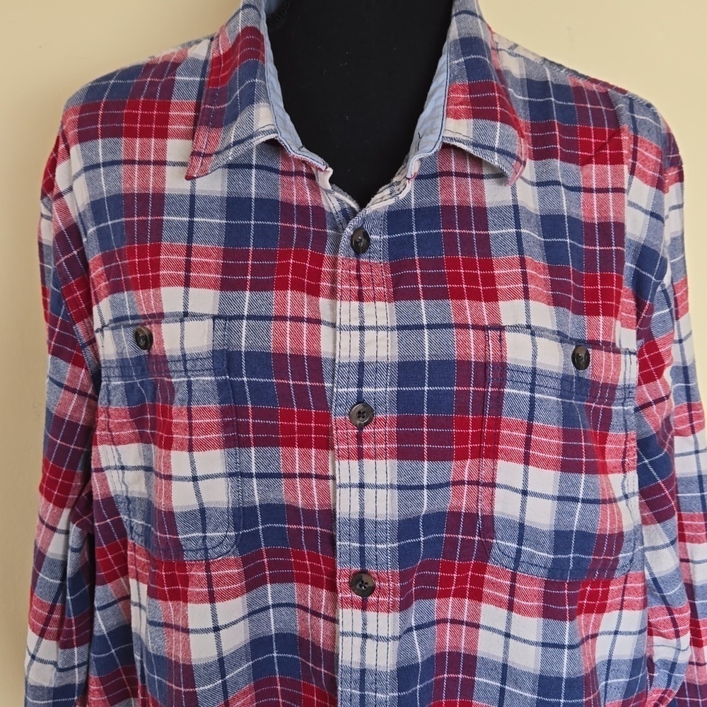 Roots men's flannel, XXL, euc